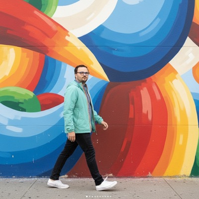 Tim Haines teaching at a live event